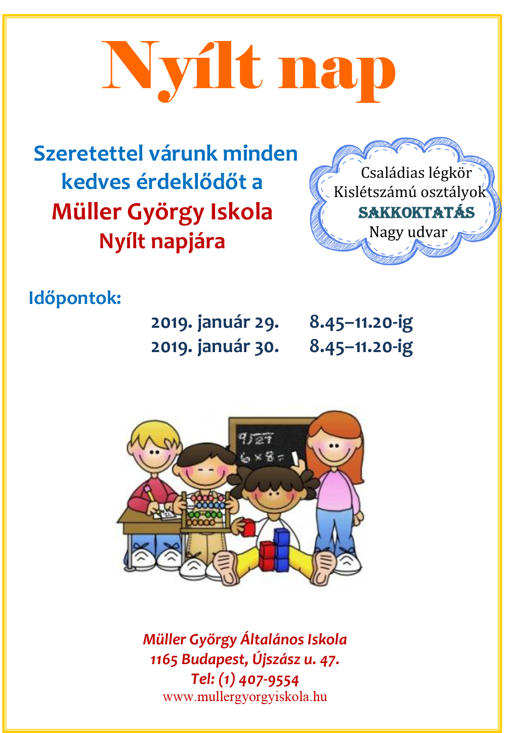 Nyílt nap! 2019. január